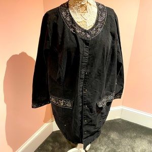 Added dimensions denim jacket